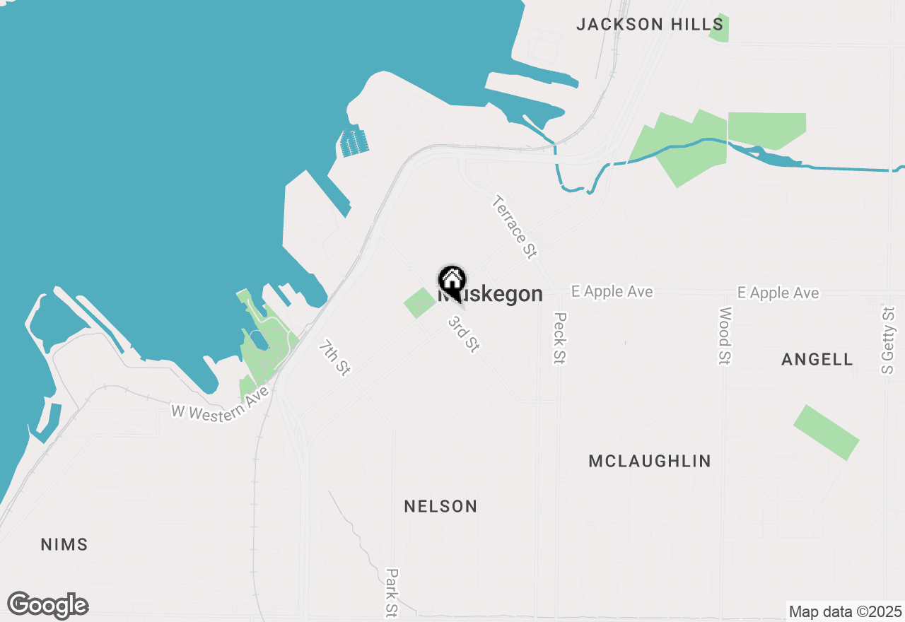 Map of 280 W Muskegon Avenue, Muskegon, MI 49440