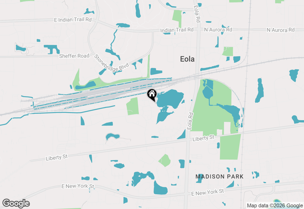 Map of 1015 Woodview Court, Aurora, IL 60502