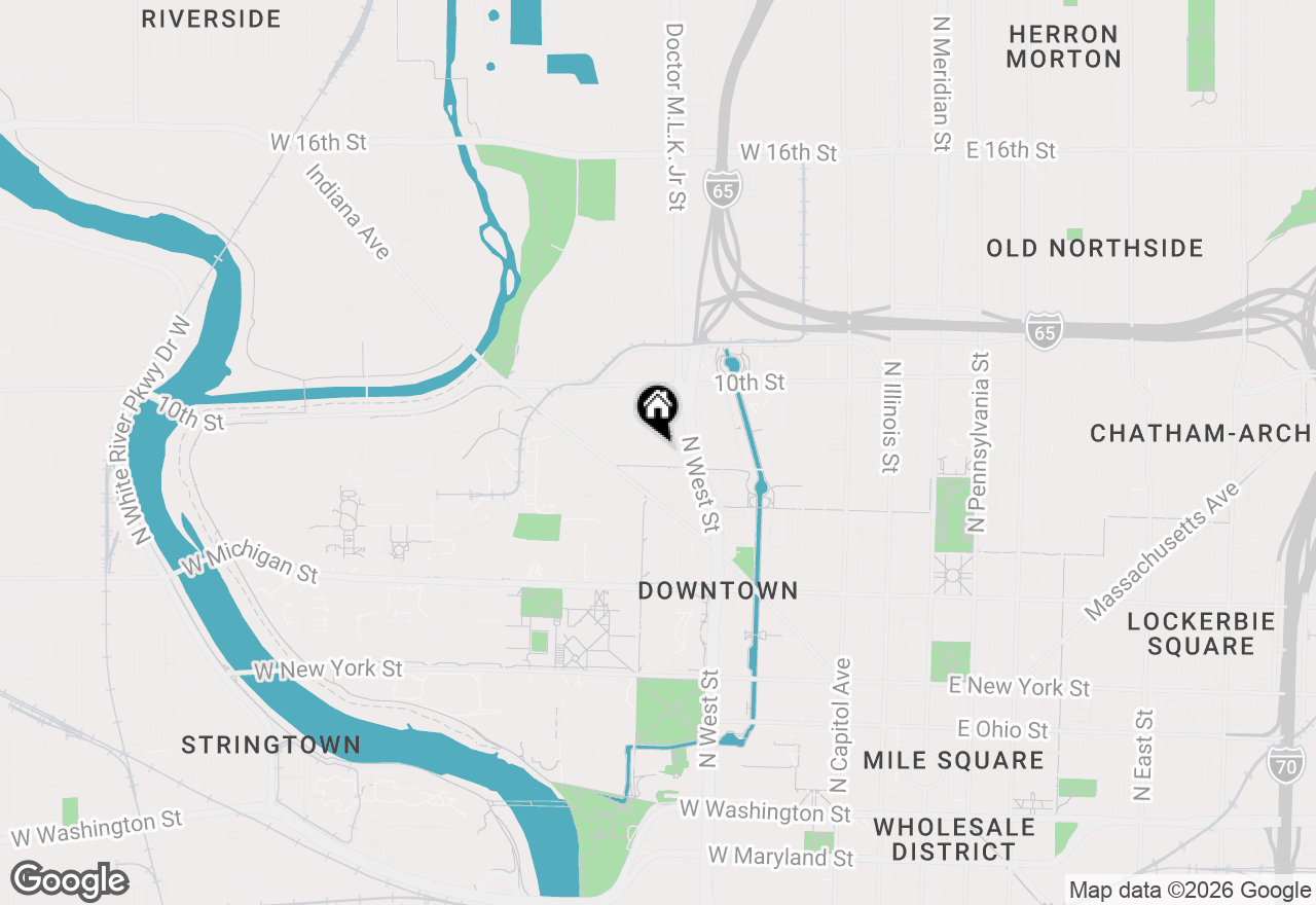 Map of 820 N California Street, Indianapolis, IN 46202