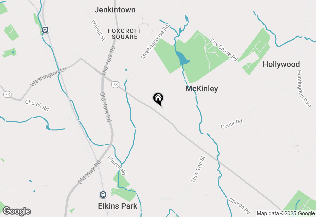 Map of 944 Cypress Avenue #REAR, Elkins Park, PA 19027