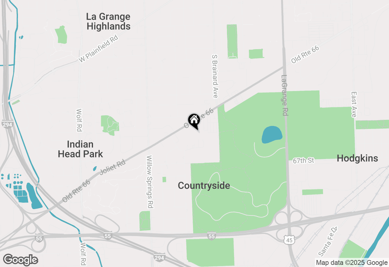 Map of 6412 Joliet Road #3, Countryside, IL 60525