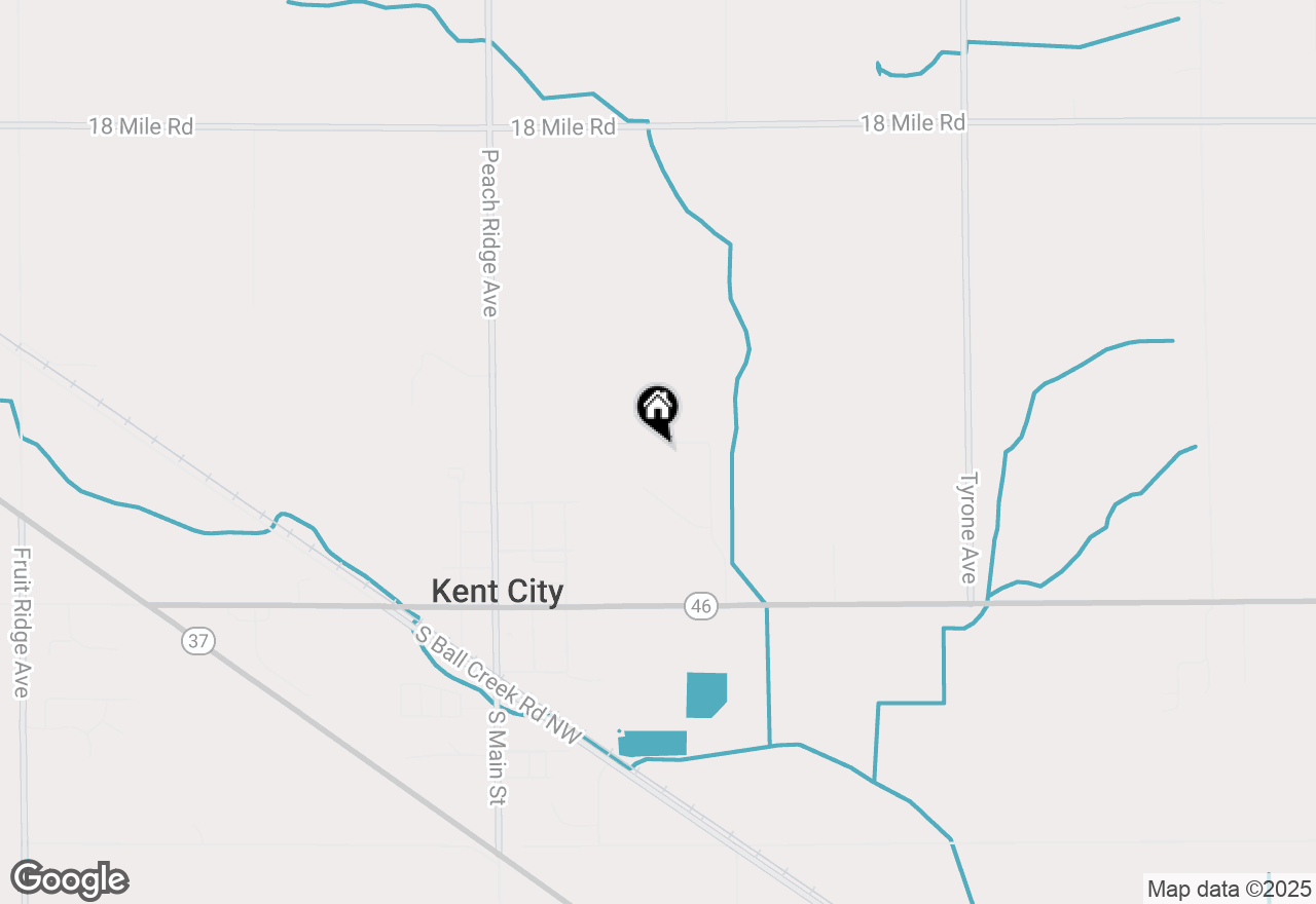 Map of 265 Jacata Drive, Kent City, MI 49330