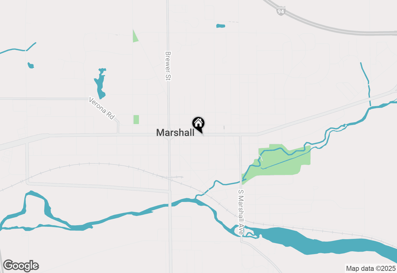 Map of 129 W Michigan Avenue, Marshall, MI 49068