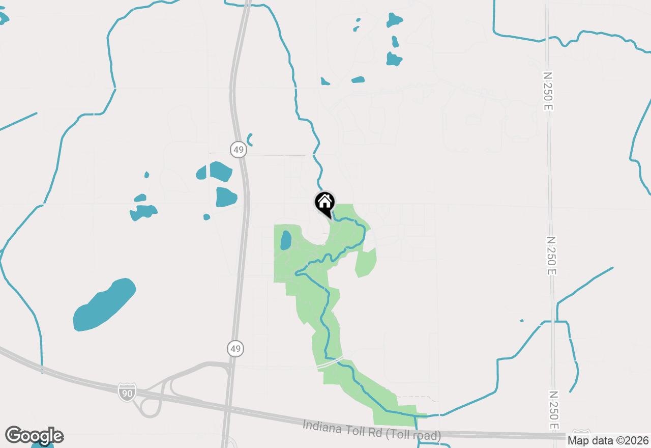 Map of 2323 Legend Circle E, Chesterton, IN 46304