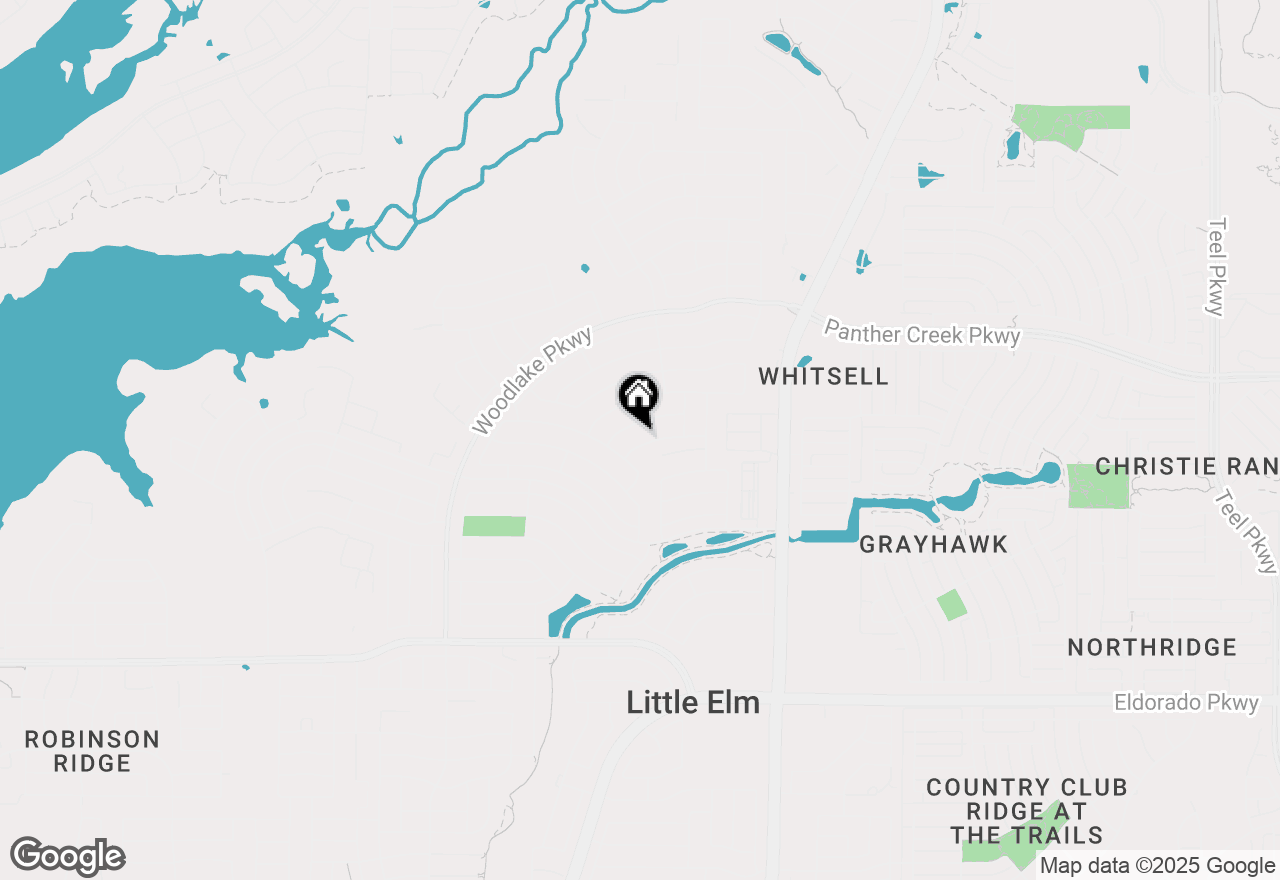 Map of 2417 Twin Oaks Drive, Little Elm, TX 75068