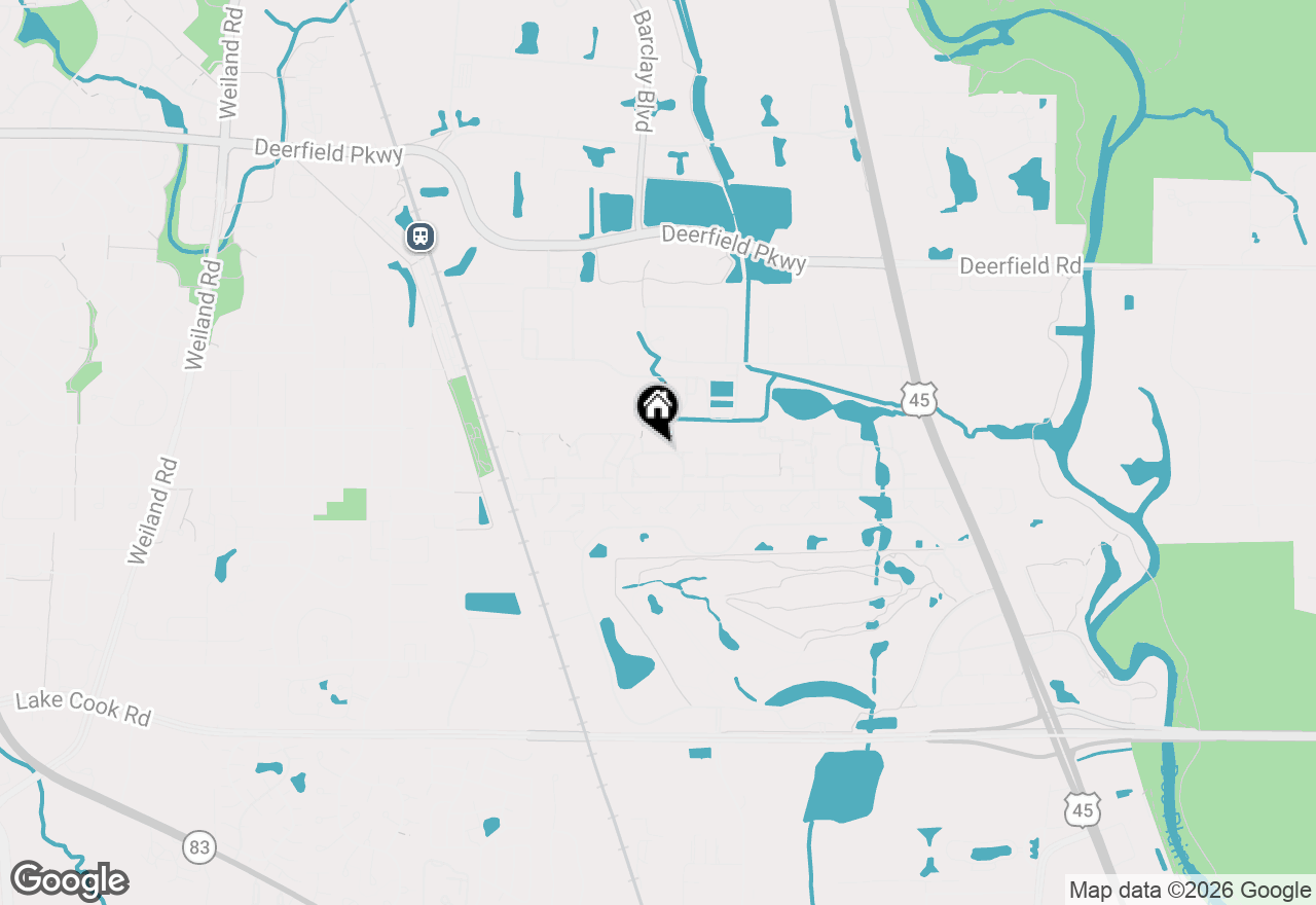 Map of 686 Mallard Lane, Deerfield, IL 60015