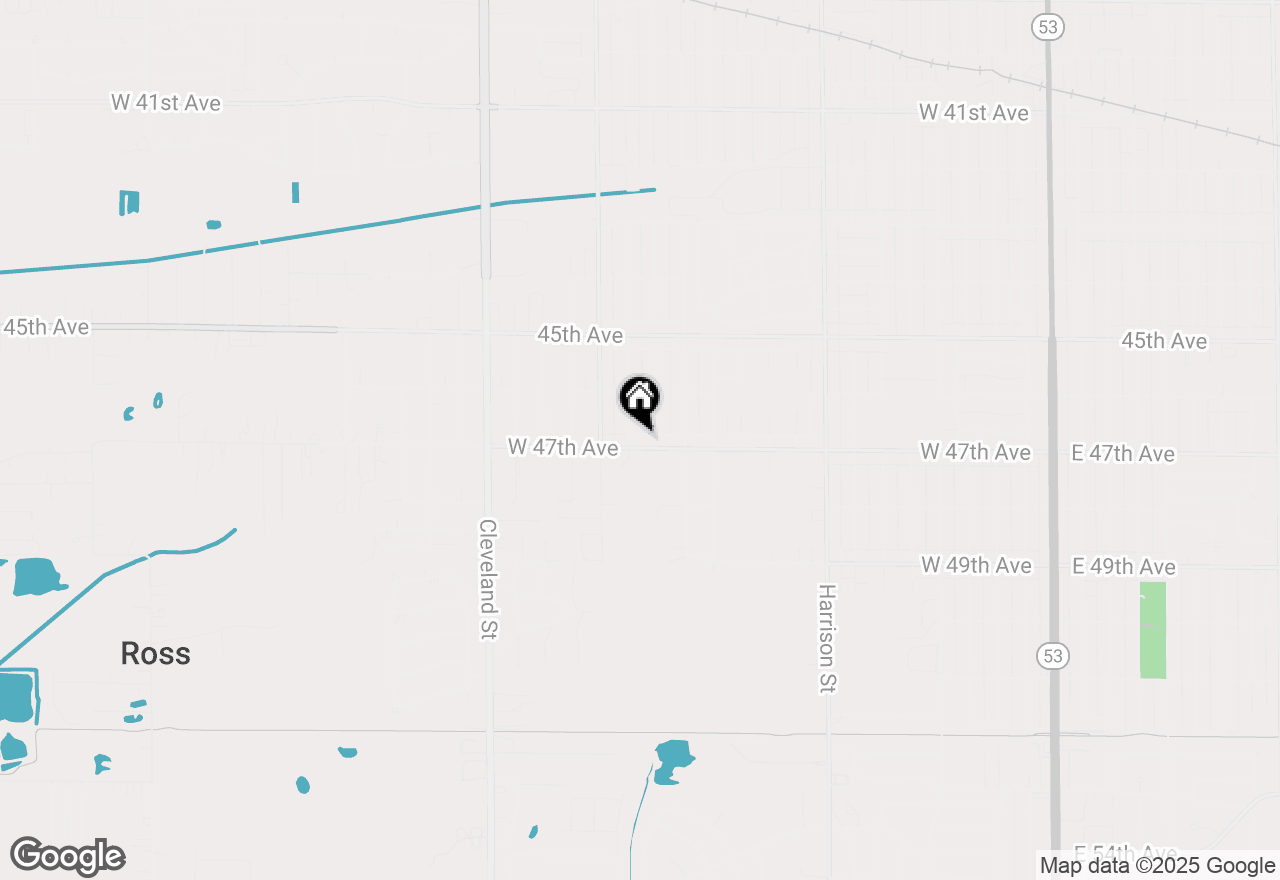 Map of 1420 W 47th Avenue, Gary, IN 46408