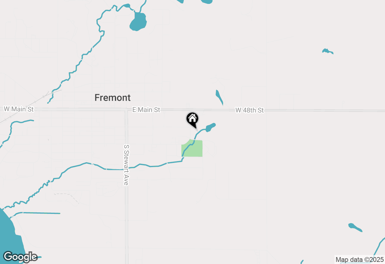 Map of 216 Southwoods Avenue, Fremont, MI 49412