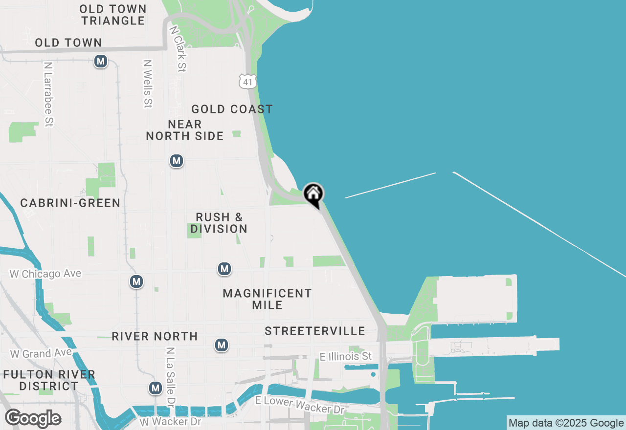 Map of 990 N Lake Shore Drive #6C, Chicago, IL 60611