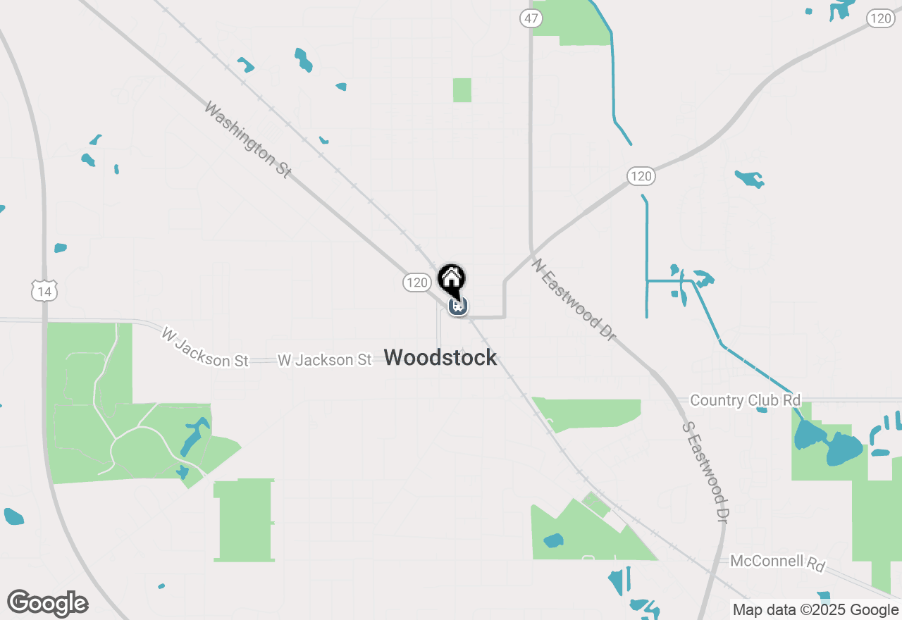 Map of 144 Washington Street, Woodstock, IL 60098