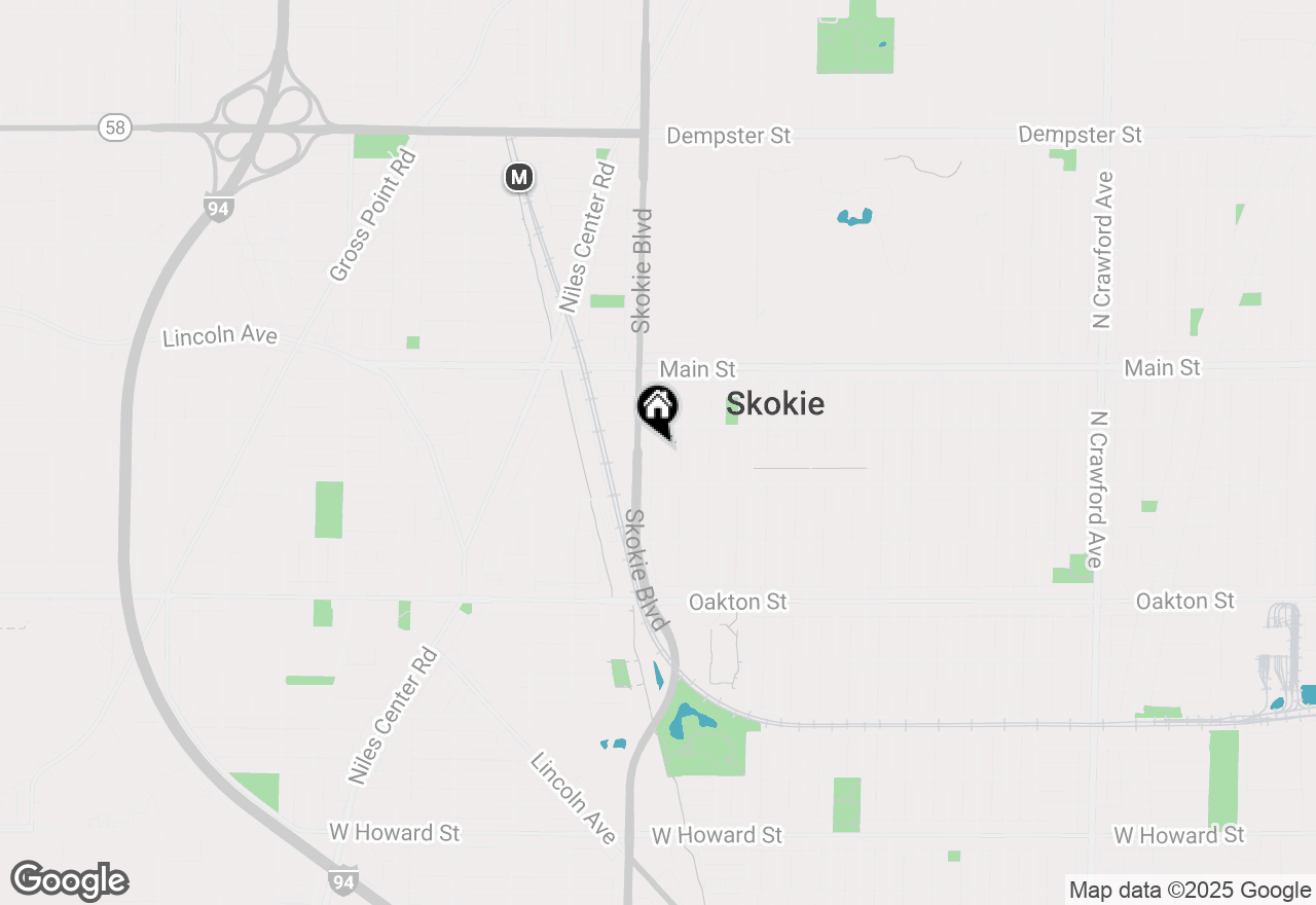 Map of 8232 Keating Avenue, Skokie, IL 60076