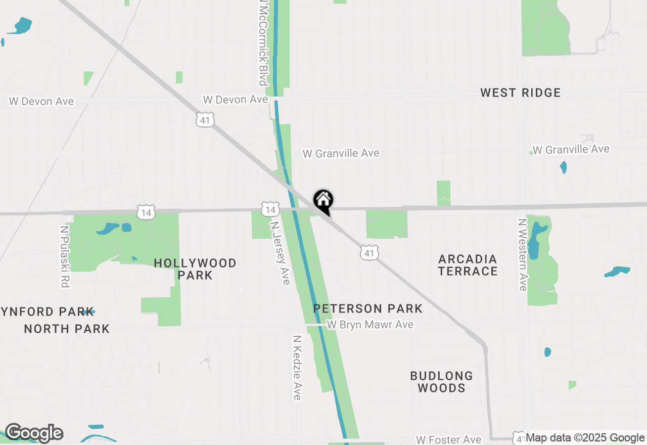 Map of 5978 N Lincoln Avenue #3A, Chicago, IL 60659