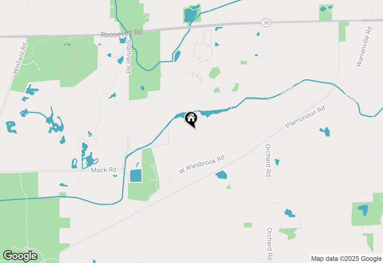 Map of 2088 Creekside Drive #-, Wheaton, IL 60189