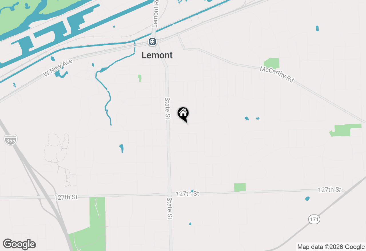 Map of 302 Freehauf Street, Lemont, IL 60439