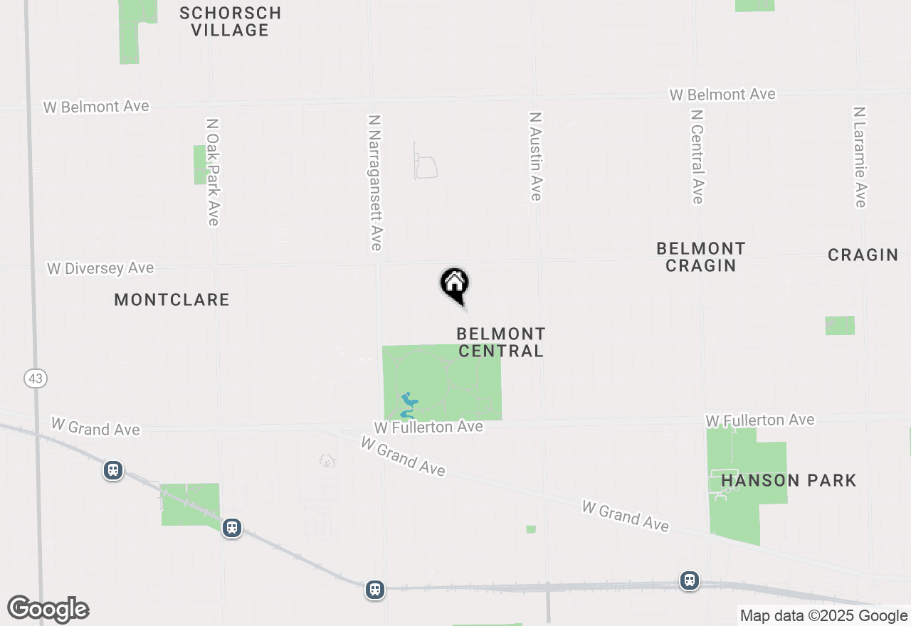 Map of 2646 N Melvina Avenue, Chicago, IL 60639