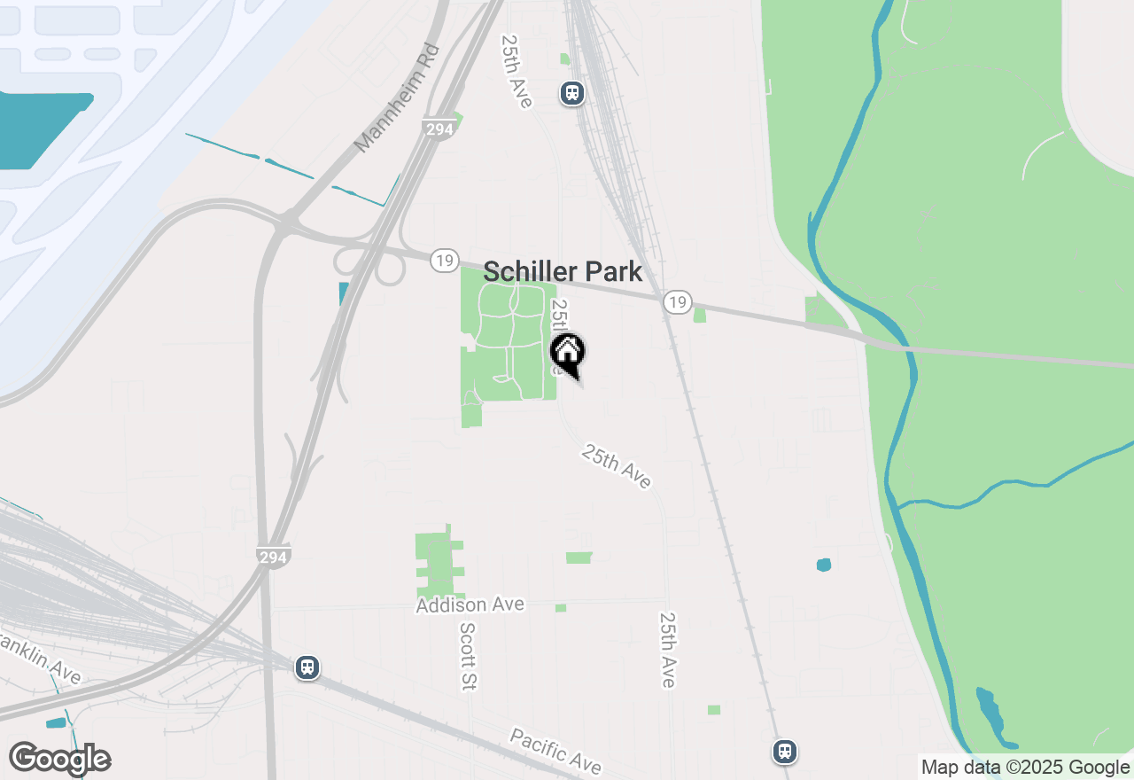 Map of 4009 Ruby Street, Schiller Park, IL 60176