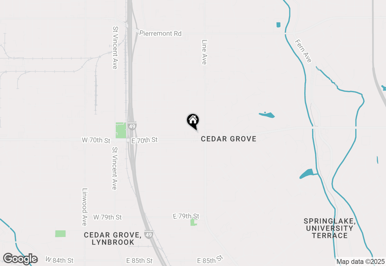 Map of 537 E 69th Street, Shreveport, LA 71106