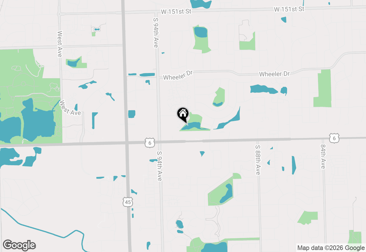 Map of 15739 Chesterfield Lane, Orland Park, IL 60462