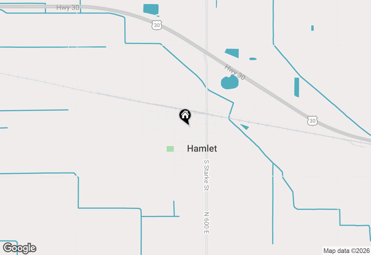 Map of 205 W Pearl Street, Hamlet, IN 46532
