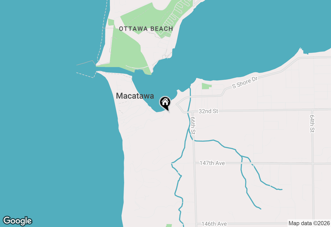 Map of 2238 S Shore Drive, Macatawa, MI 49434