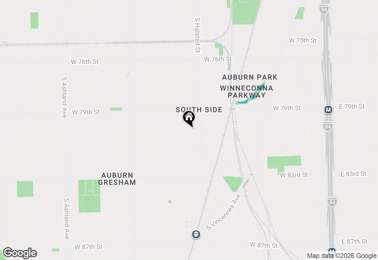 Map of 8008 S Green Street #2, Chicago, IL 60620