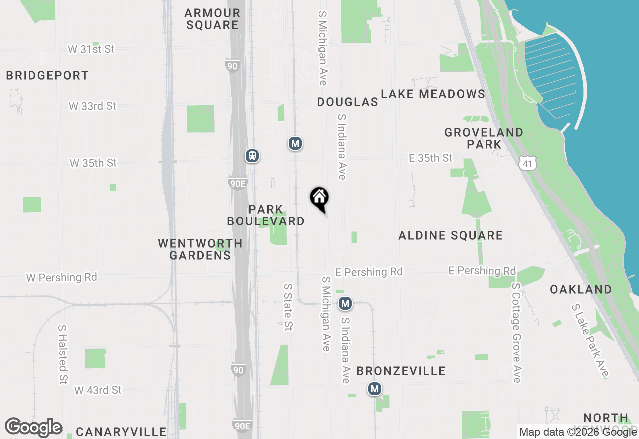 Map of 72 E 37th Street, Chicago, IL 60653