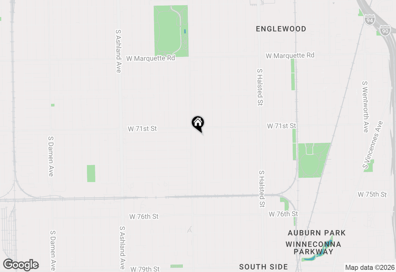 Map of 7128 S May Street, Chicago, IL 60621