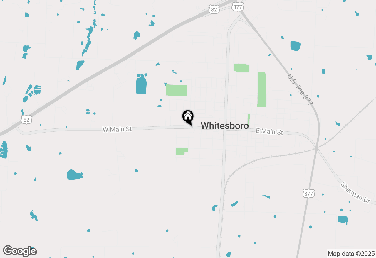 Map of 500 W Main Street, Whitesboro, TX 76273