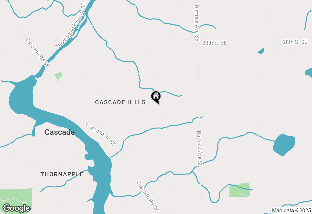 Map of 7680 Whitburn Drive Se, Ada, MI 49301