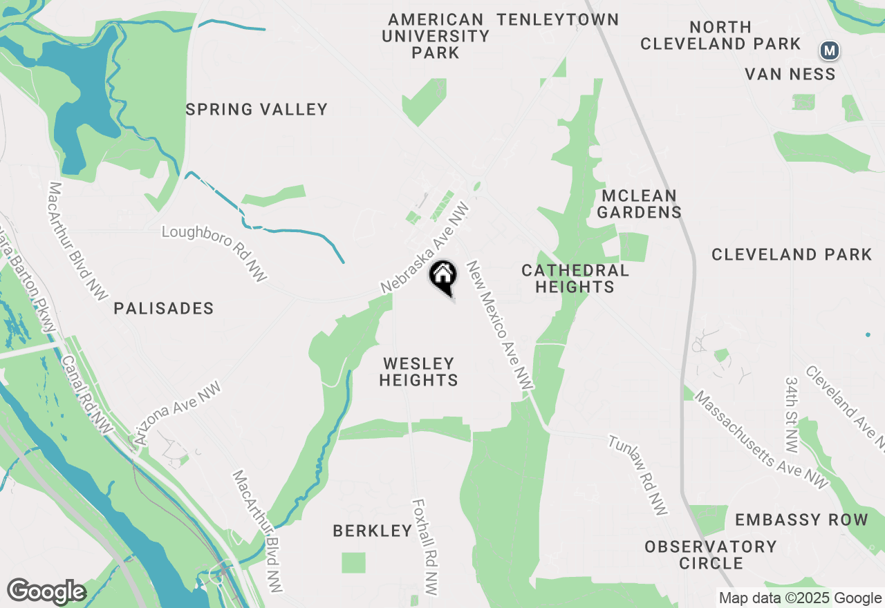 Map of 4438 Lowell Street Nw, Washington, DC 20016