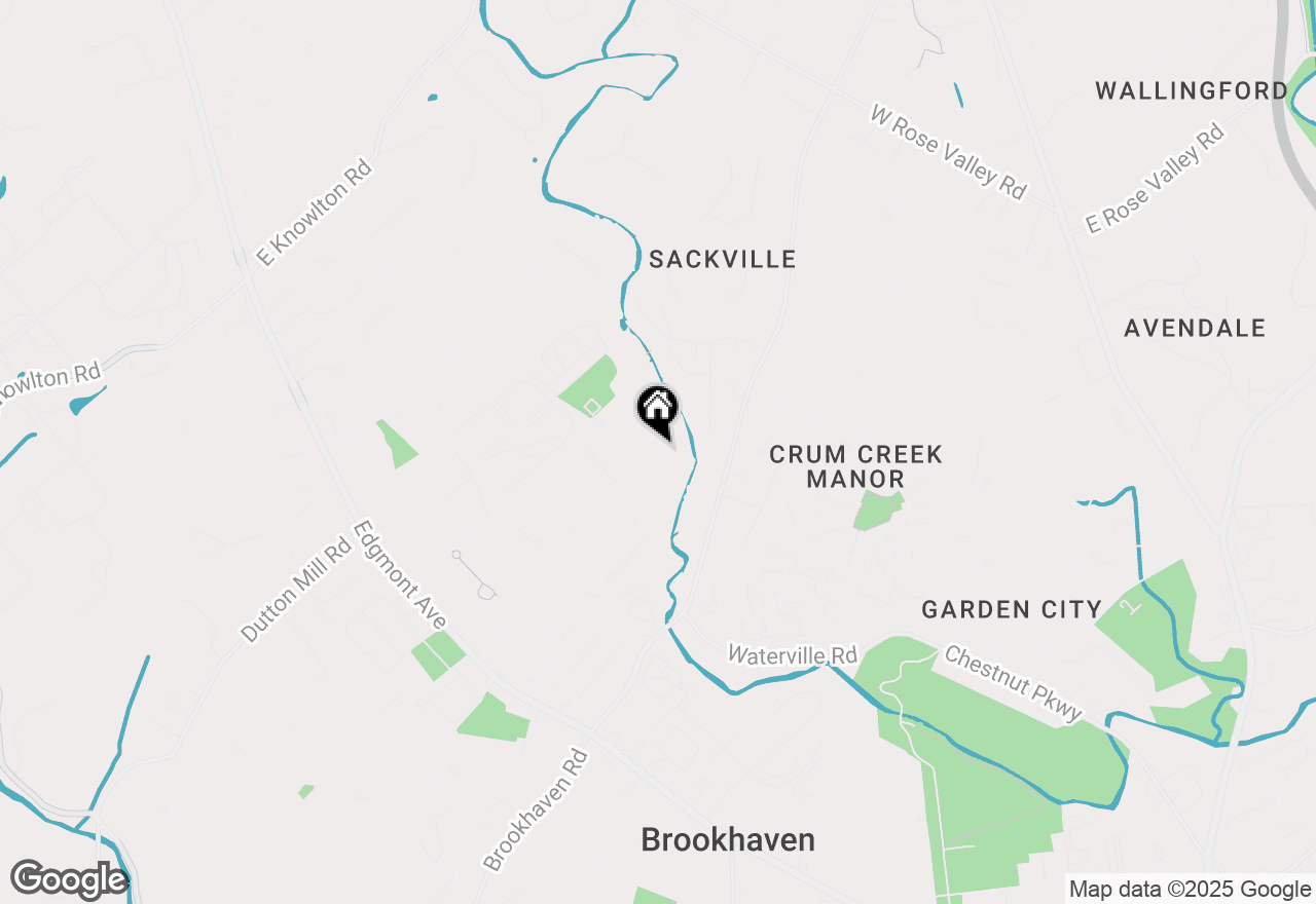 Map of 708 Cambridge Road, Brookhaven, PA 19015