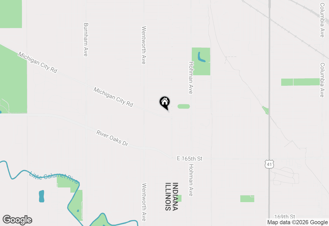 Map of 36 159th Street, Calumet City, IL 60409