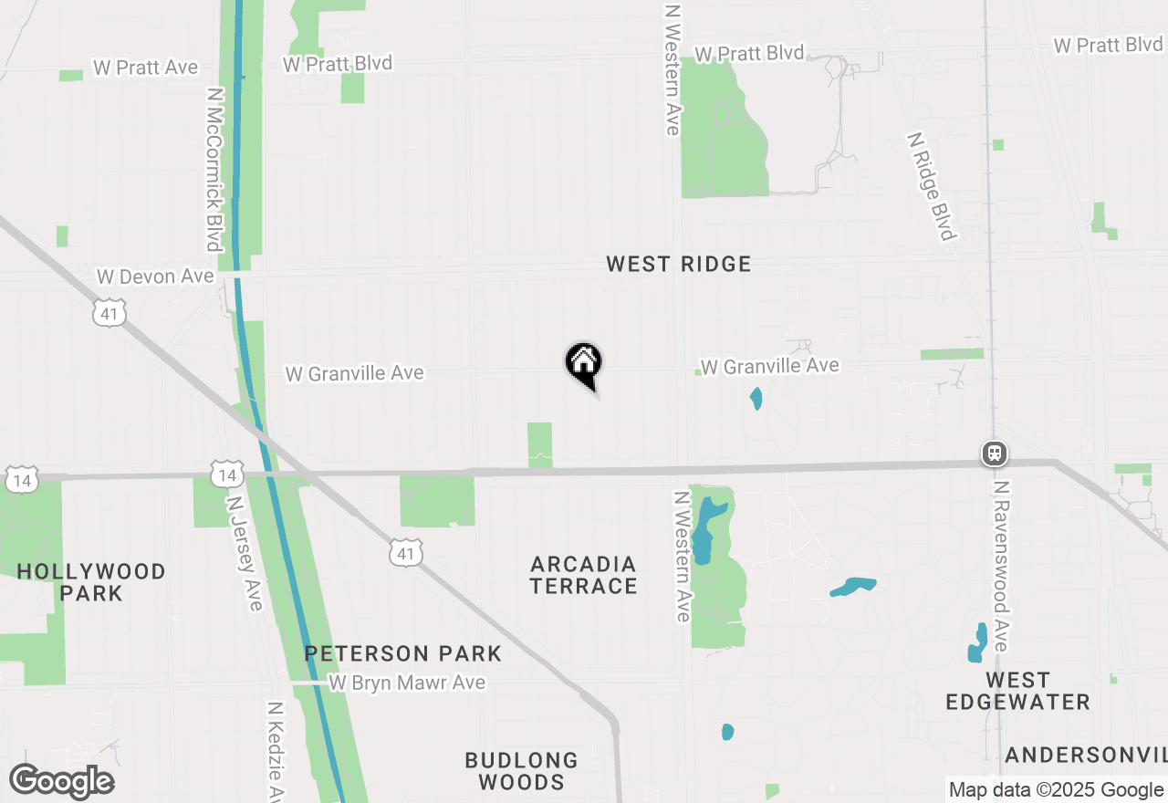 Map of 6123 N Rockwell Street, Chicago, IL 60659
