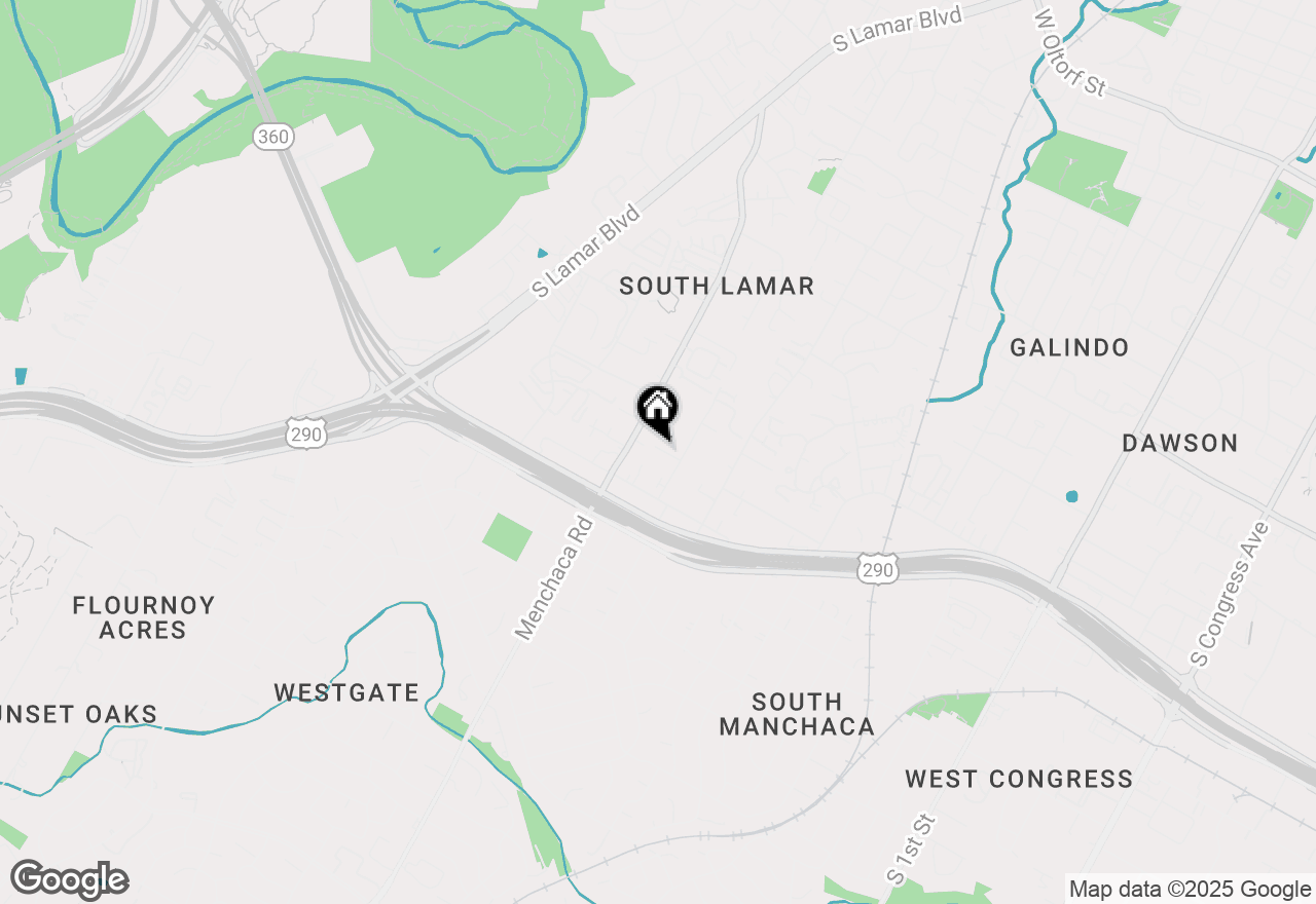 Map of 4022 Valley View Rd #1B, Austin, TX 78704