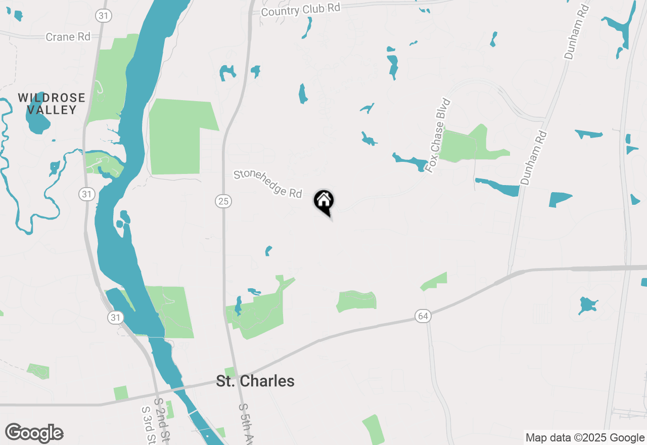 Map of 814 Steeplechase Court, St. Charles, IL 60174