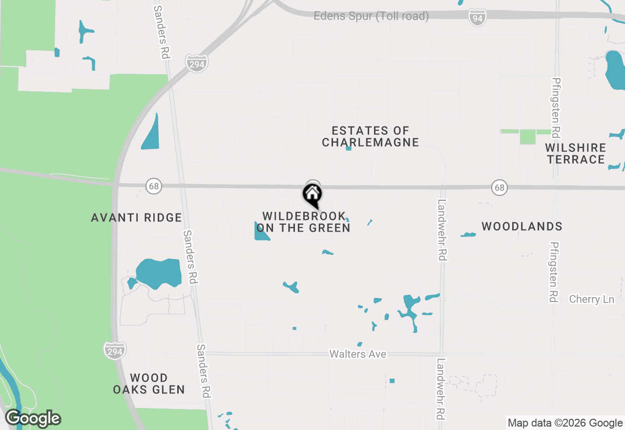 Map of 3631 Indian Wells Lane, Northbrook, IL 60062
