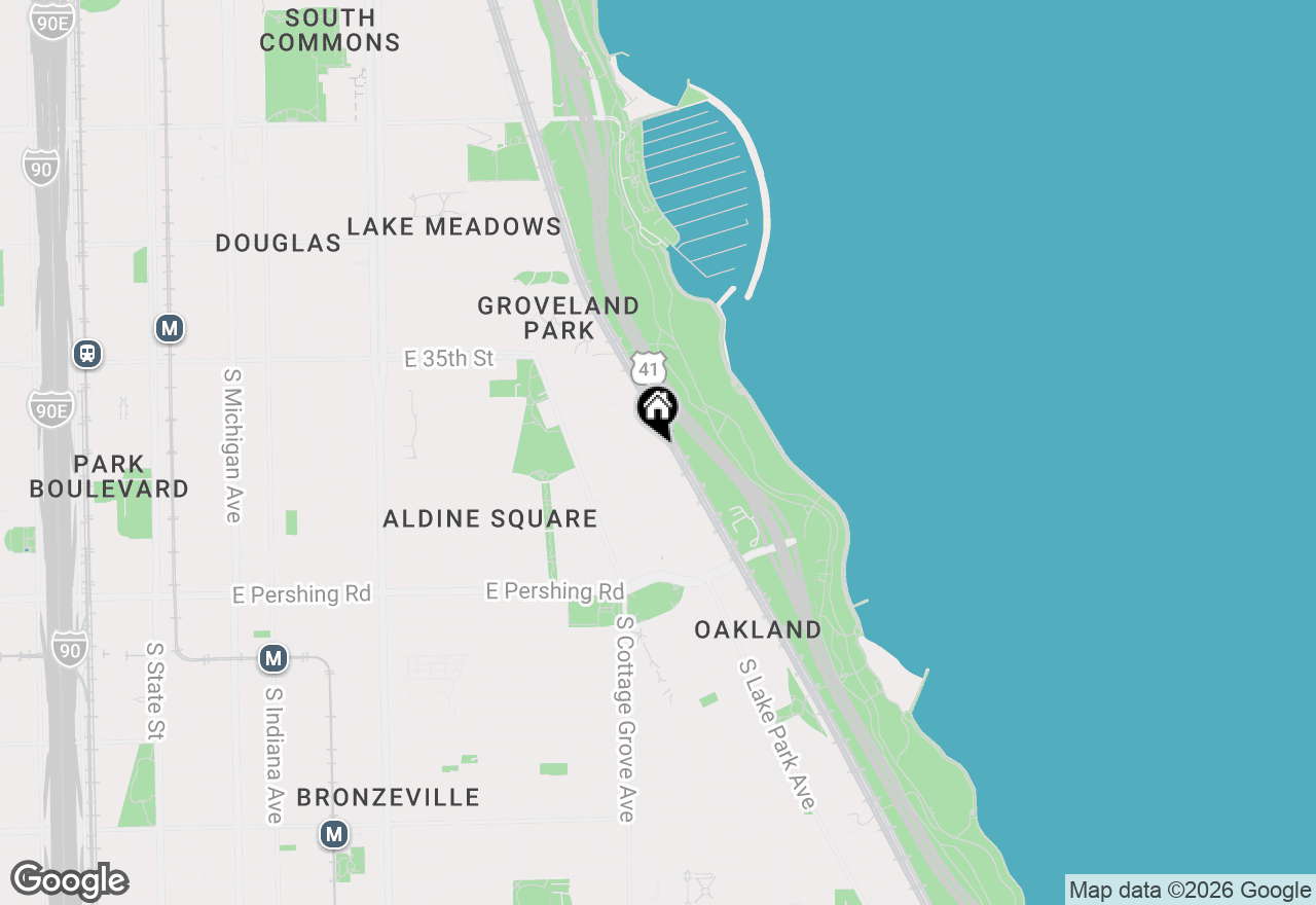 Map of 3723 S Lake Park Avenue #1, Chicago, IL 60653