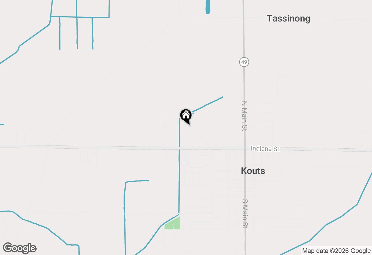 Map of 764 Blackstone Court, Kouts, IN 46347