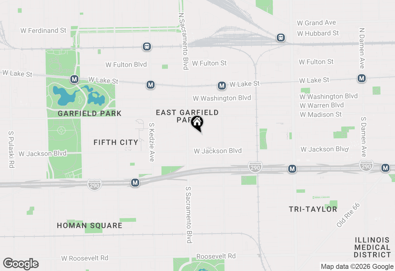 Map of 2927 W Wilcox Street, Chicago, IL 60612