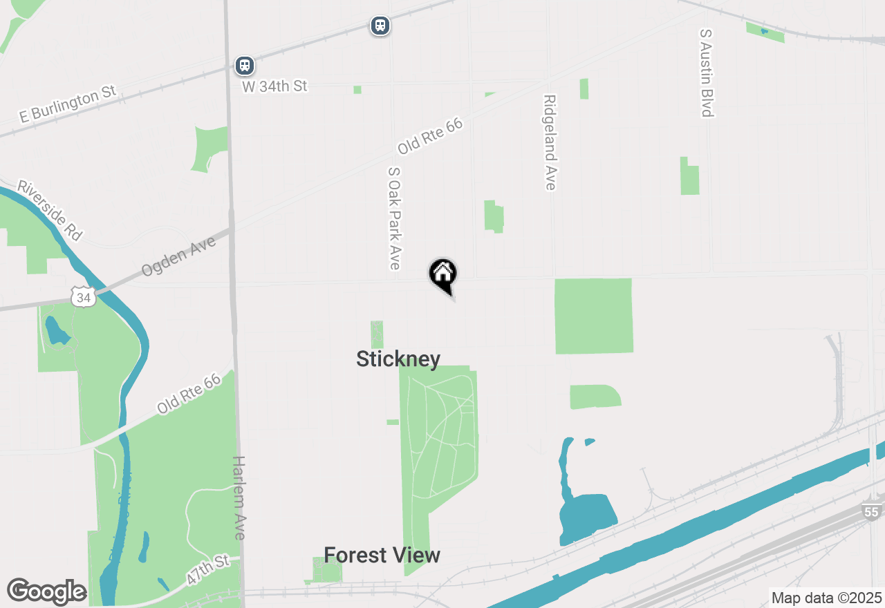 Map of 3925 Wesley Avenue, Stickney, IL 60402