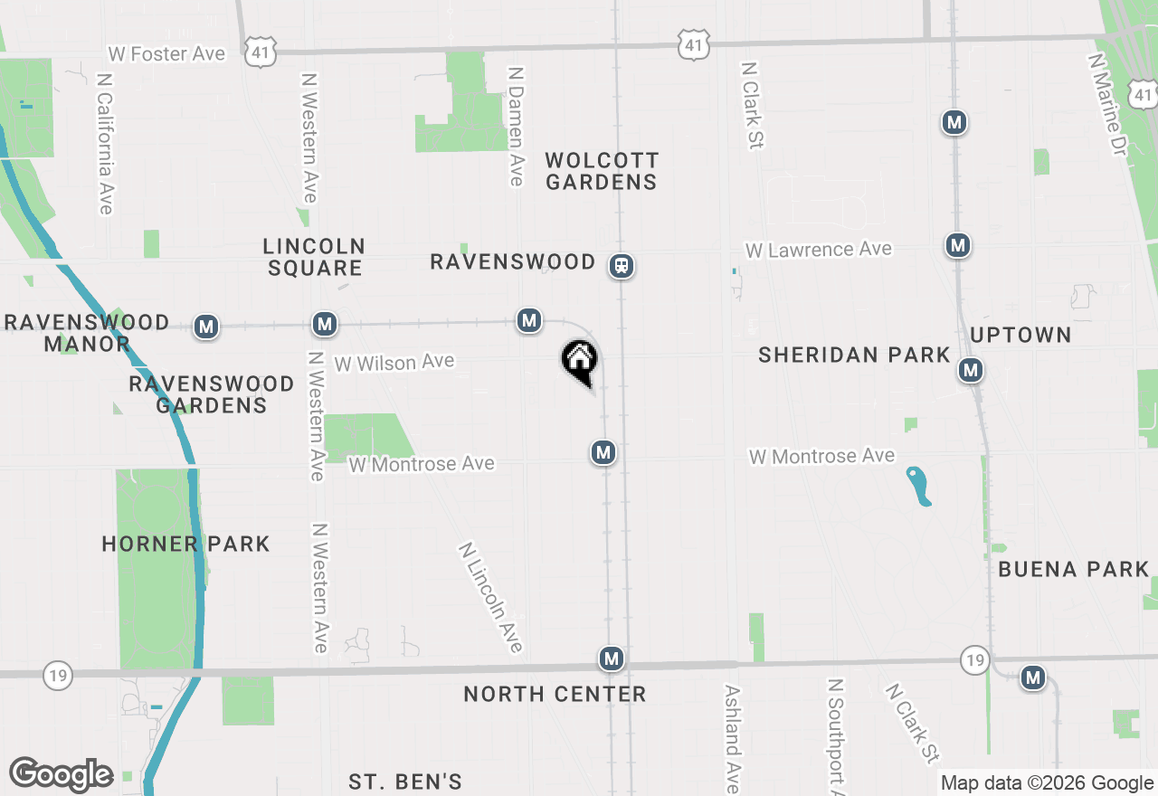 Map of 4510 N Wolcott Avenue, Chicago, IL 60640