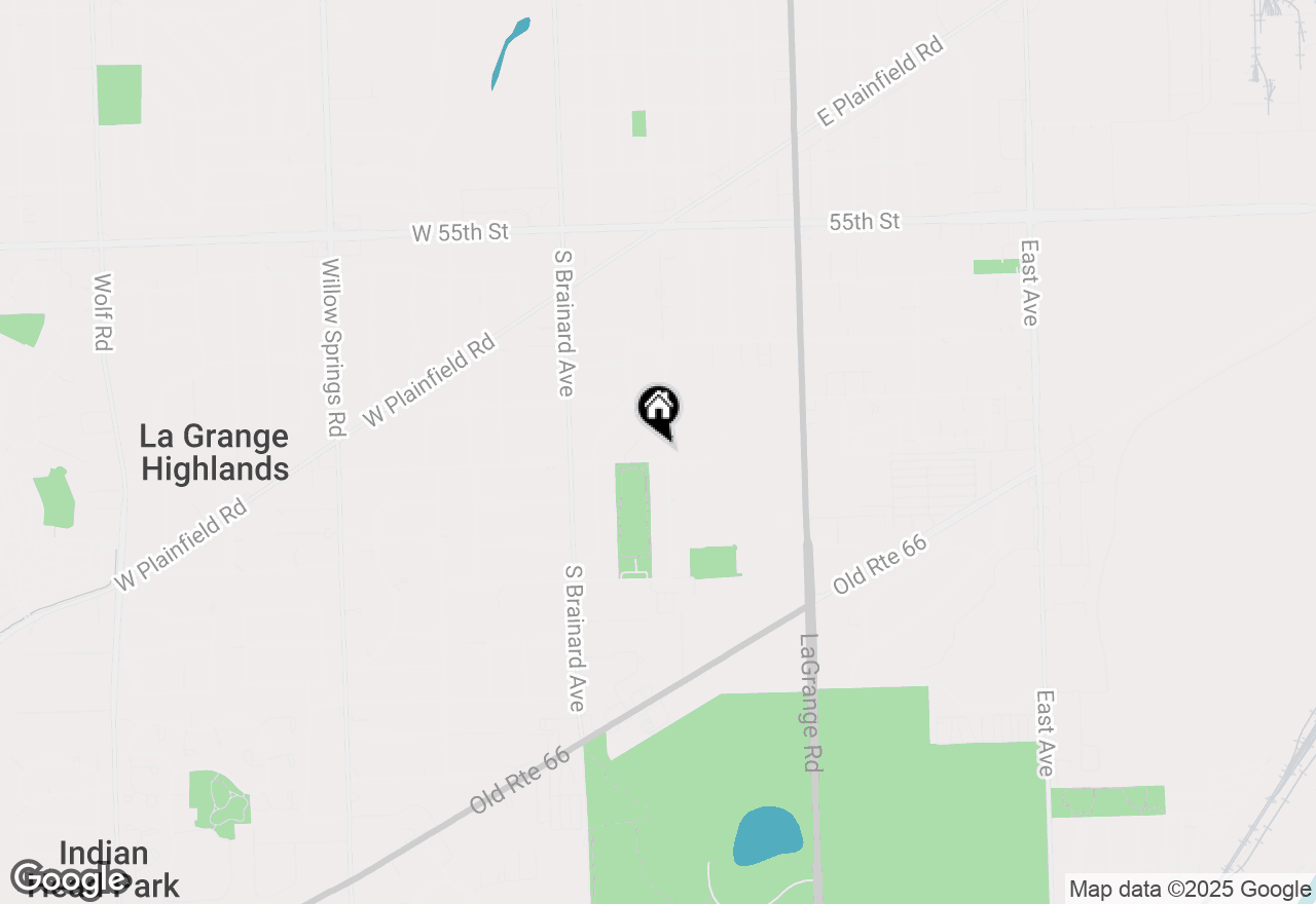 Map of 5850 S Kensington Avenue, Countryside, IL 60525