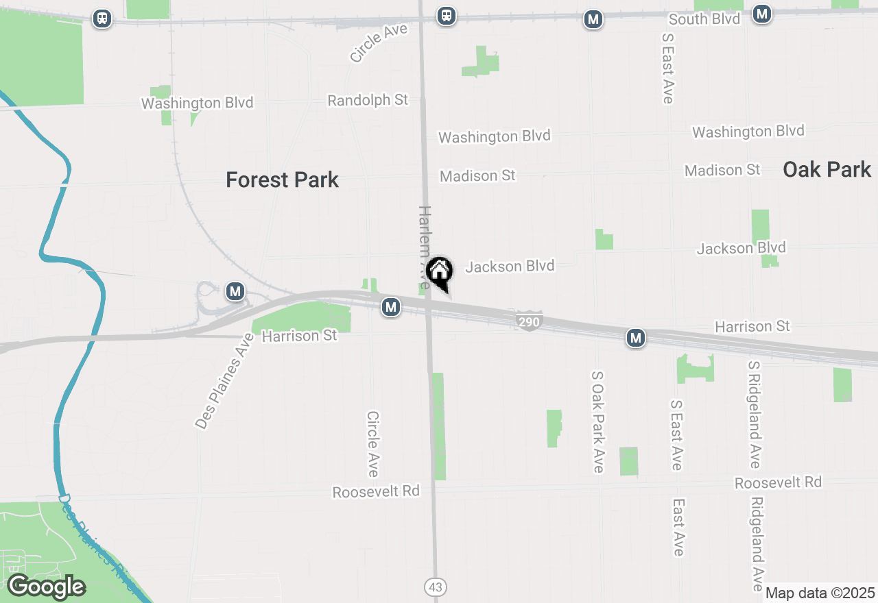 Map of 619 Harlem Avenue, Forest Park, IL 60130