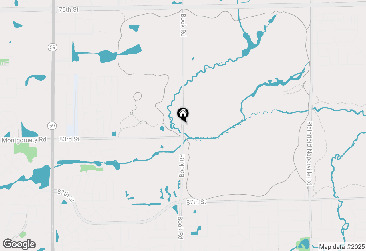 Map of 11S789 Book Road, Naperville, IL 60564