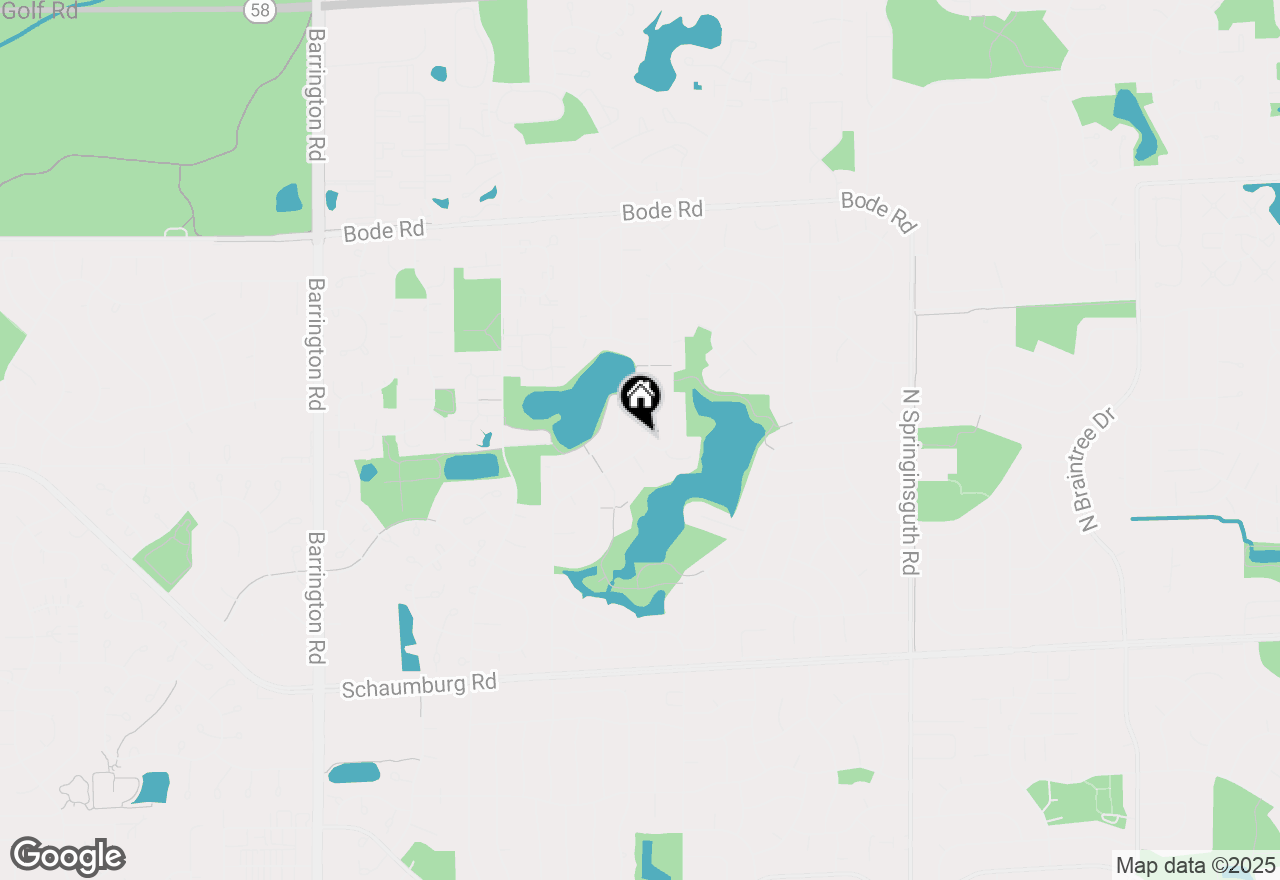 Map of 414 N Walnut Lane, Schaumburg, IL 60194