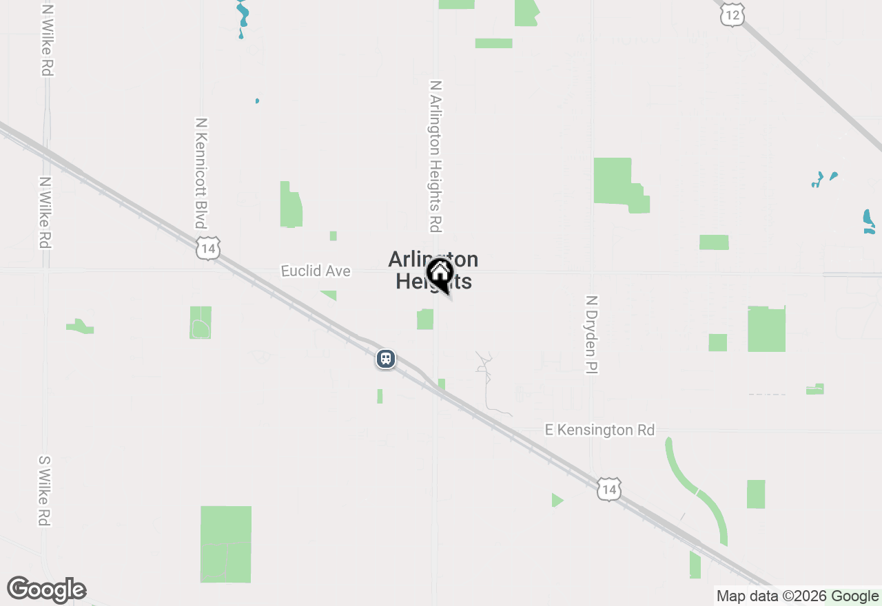 Map of 407 N Arlington Heights Road, Arlington Heights, IL 60004