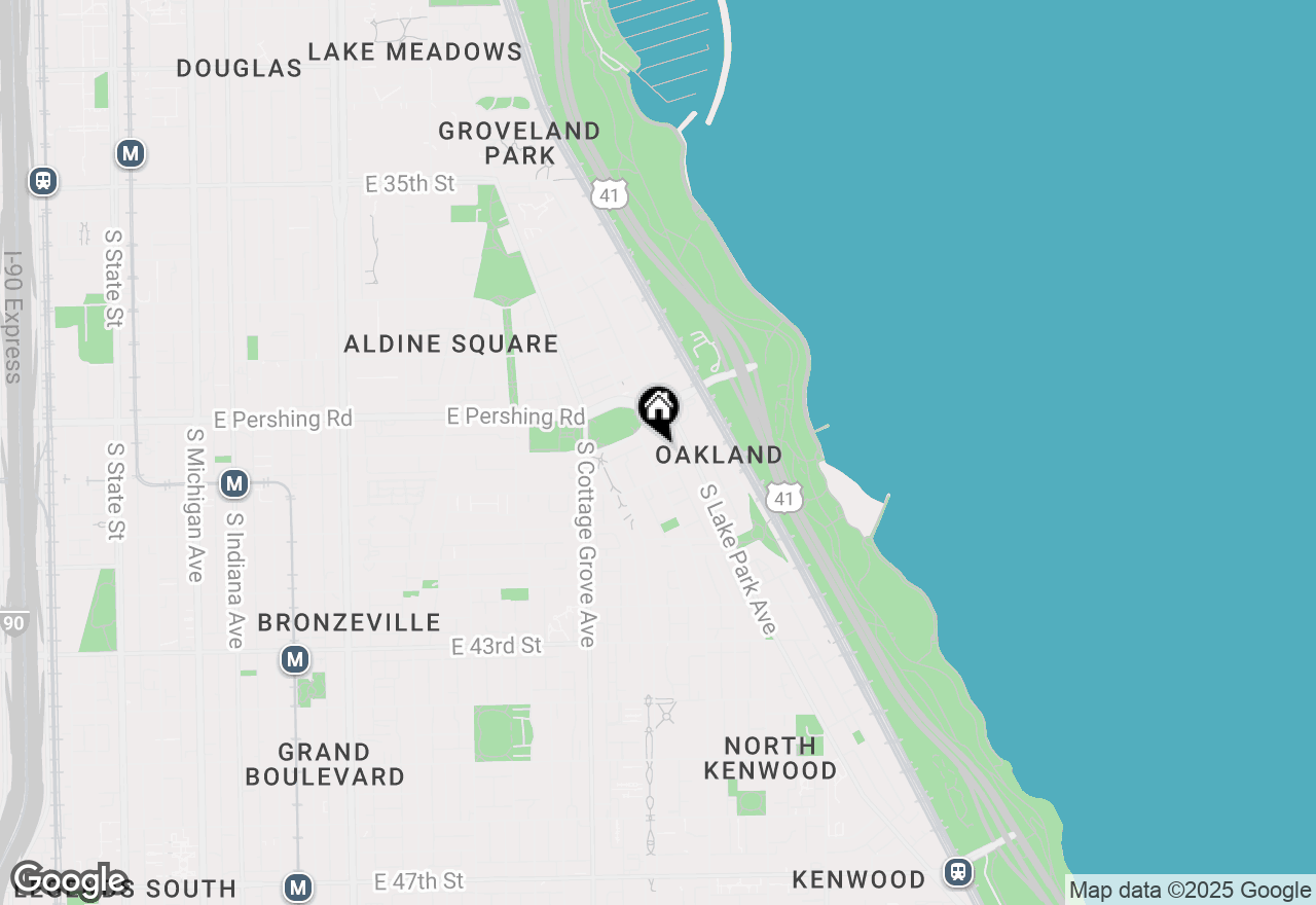 Map of 3971 S Ellis Avenue #3S, Chicago, IL 60653