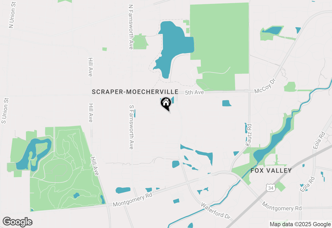 Map of 675 Serendipity Drive, Aurora, IL 60504