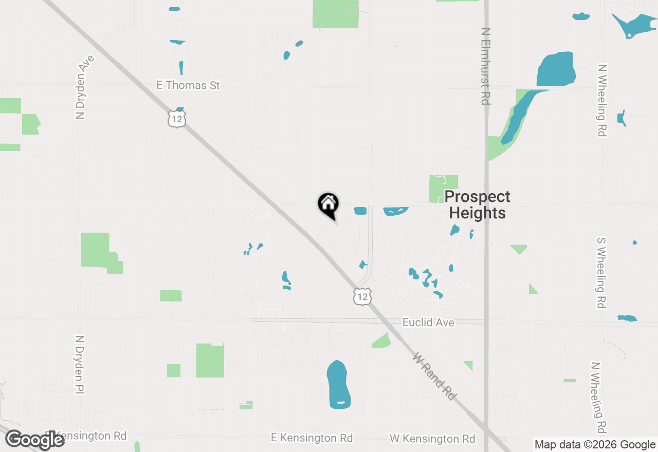 Map of 1001 Butternut Lane #C, Mount Prospect, IL 60056