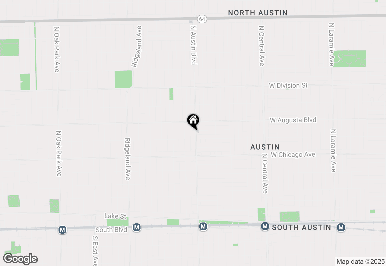 Map of 914 N Austin Boulevard #C10, Oak Park, IL 60302